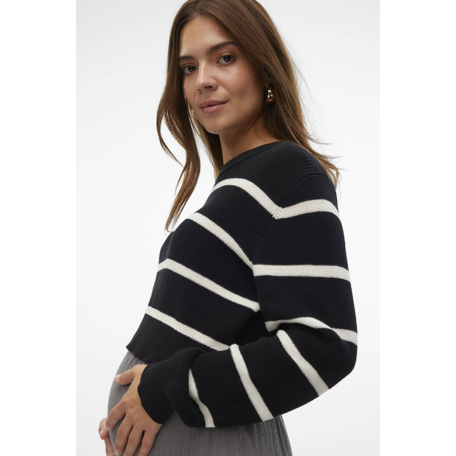 MAMALICIOUS sweater zwart