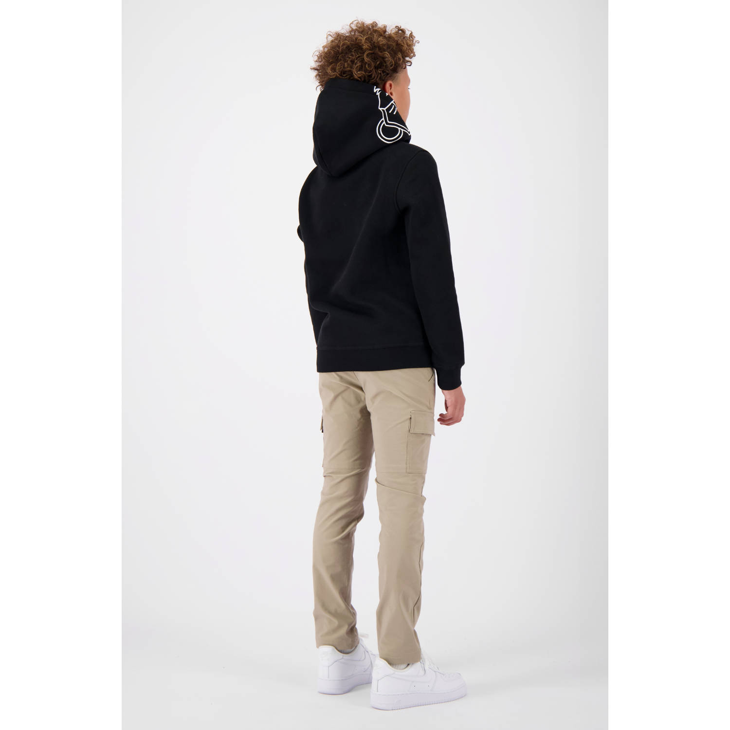 BLACK BANANAS hoodie met logo zwart wit
