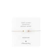 thumbnail: A Beautiful Story armband Gemstone Card Maansteen goudkleurig