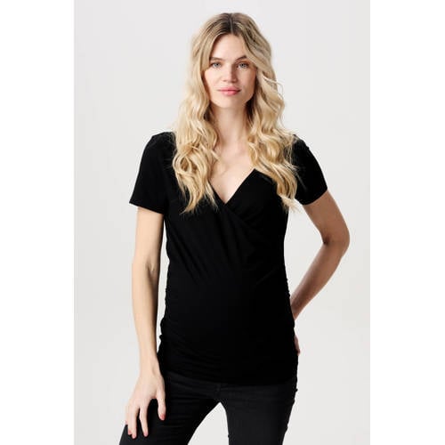 Noppies maternity zwangerschaps- en voedingstop Banu zwart afbeelding