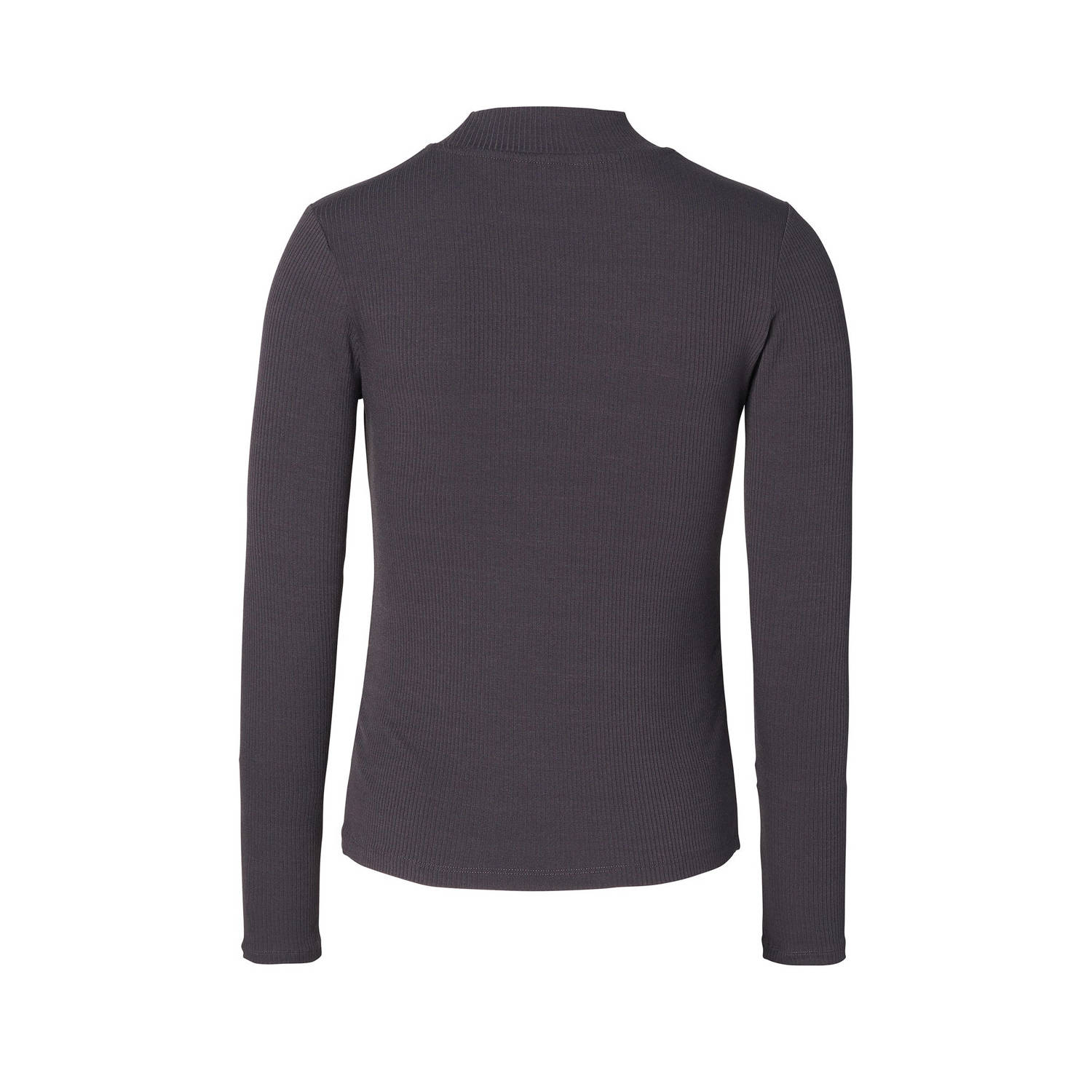 Noppies maternity ribgebreide zwangerschapslongsleeve Sira grijs