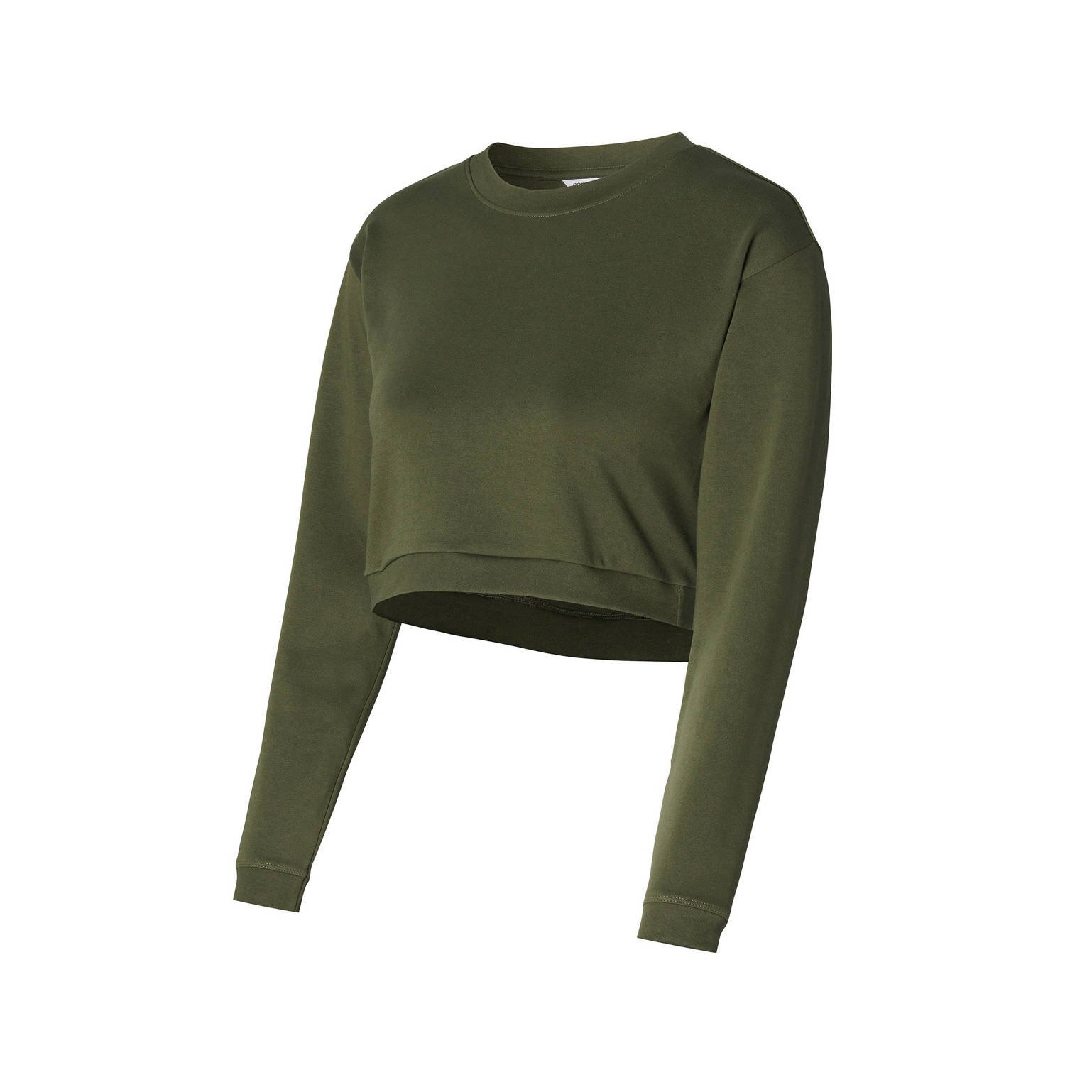 Noppies maternity crop zwangerschaps- en voedingstop Leela groen