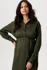 thumbnail: Noppies maternity zwangerschaps- en voedingsjurk Akaya groen
