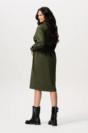 thumbnail: Noppies maternity zwangerschaps- en voedingsjurk Akaya groen