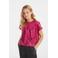 Anytime top met pailletten roze