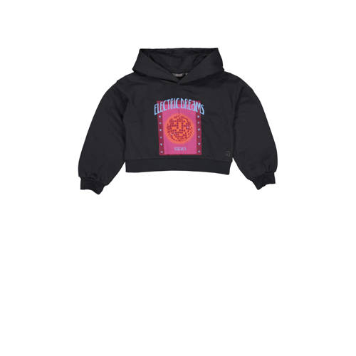 Quapi hoodie DIDI met printopdruk zwart afbeelding