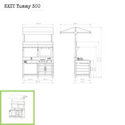 thumbnail: Exit Toys houten EXIT Yummy Outdoor Play Kitchen 300 (FSC 100%)