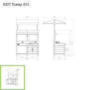 thumbnail: Exit Toys houten EXIT Yummy Outdoor Play Kitchen 300 (FSC 100%)