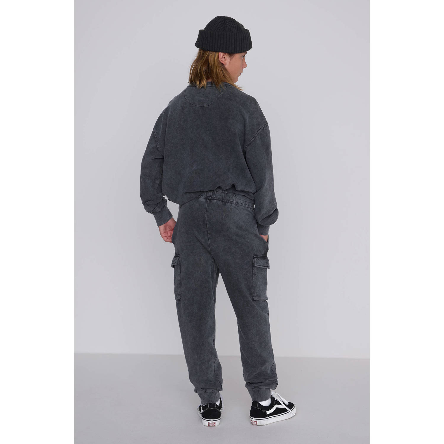 Coolcat cargo joggingbroek Calium acid black