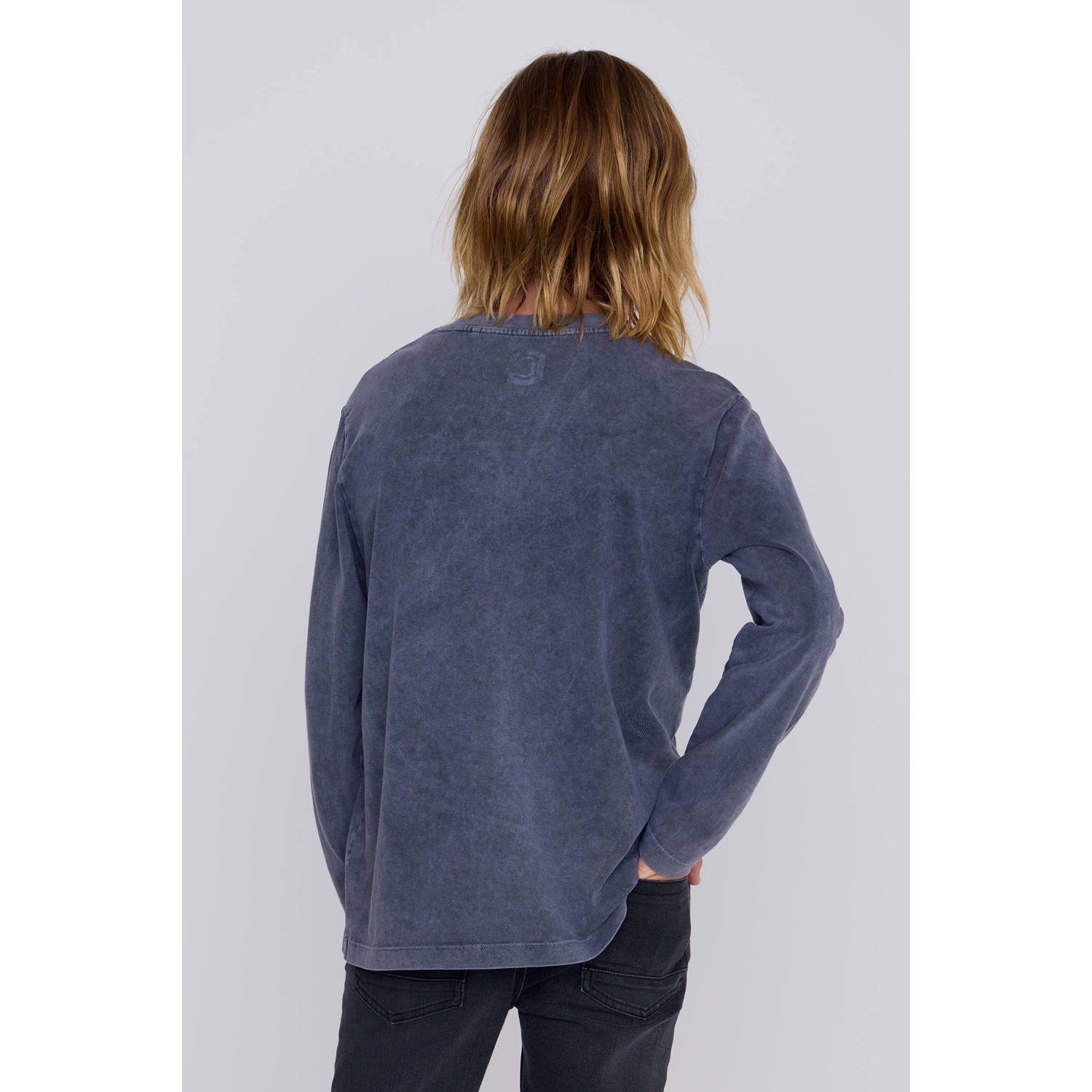 Coolcat longsleeve Tio met printopdruk acid black