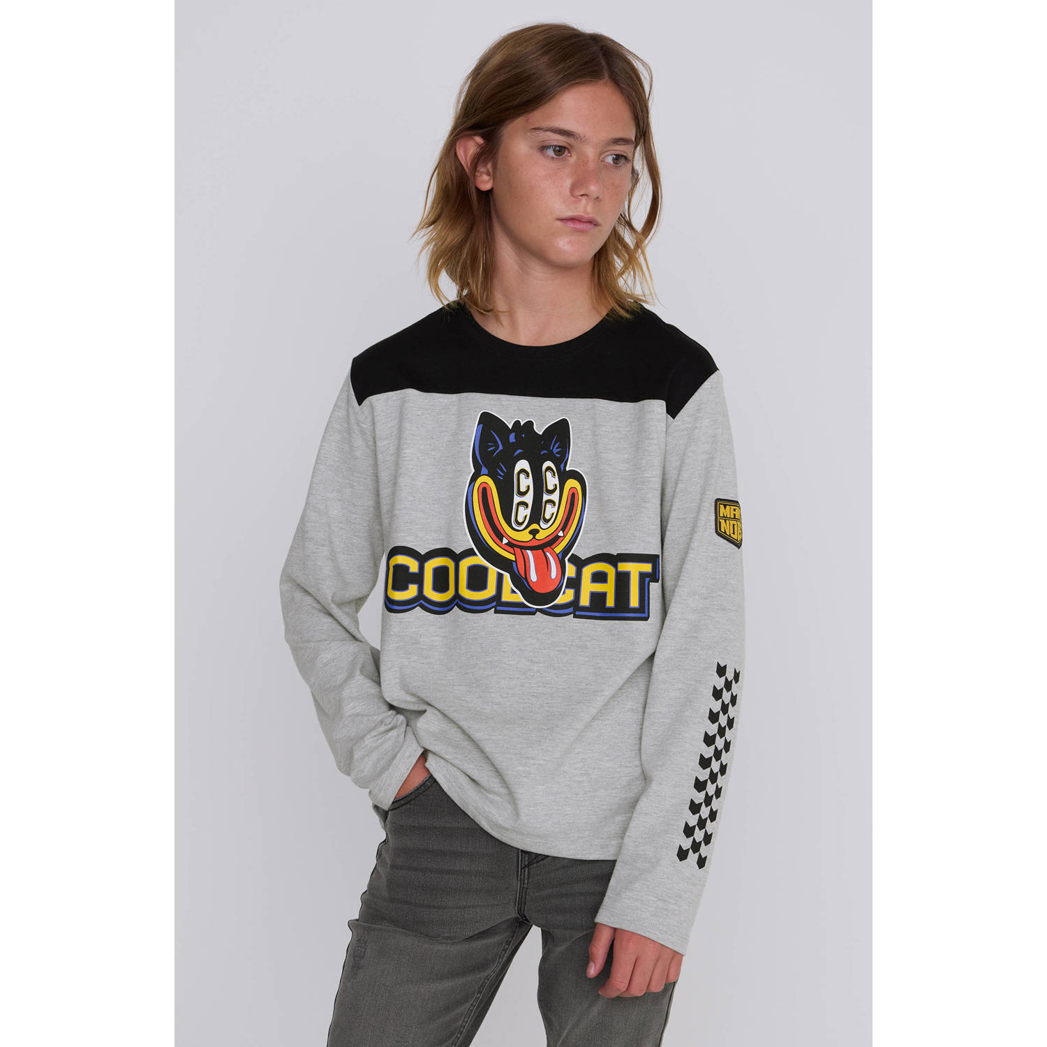 Coolcat Longsleeve Colourblock T-shirt Tobias