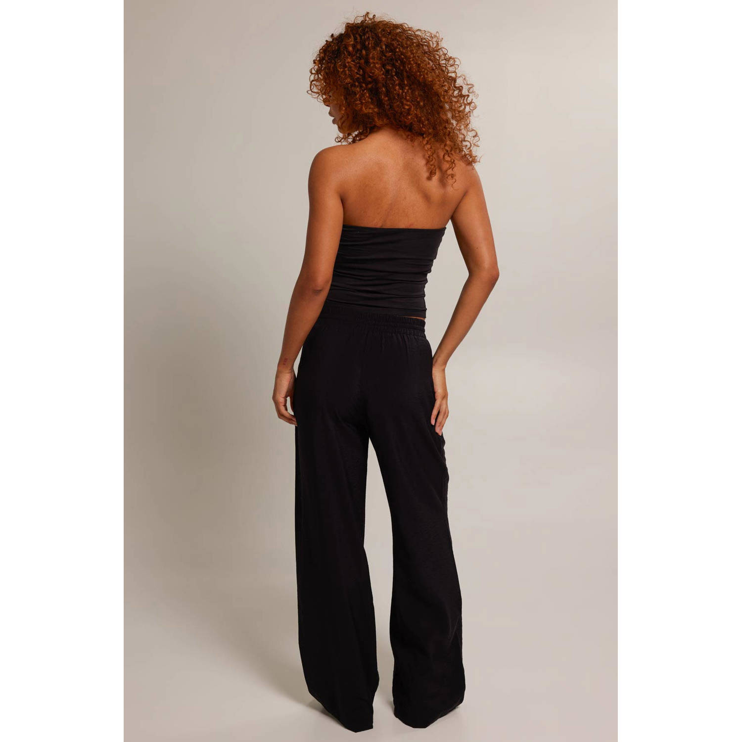 America Today regular fit broek zwart