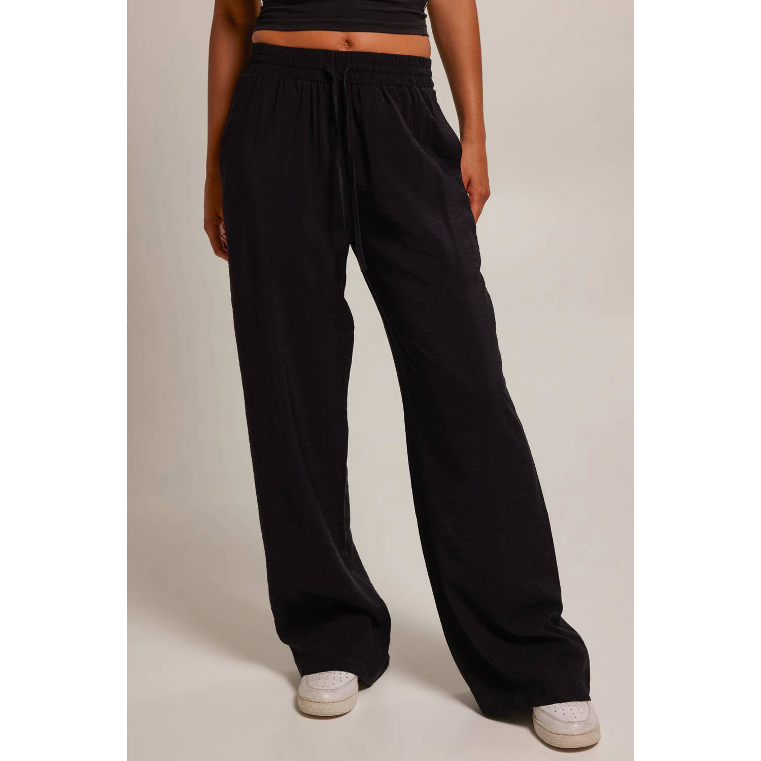 America Today regular fit broek zwart