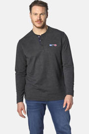 thumbnail: Jan Vanderstorm longsleeve JORNSEN Plus Size antraciet