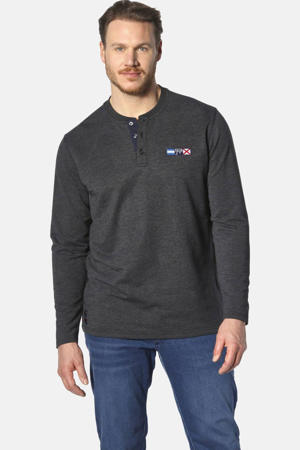 longsleeve JORNSEN Plus Size antraciet