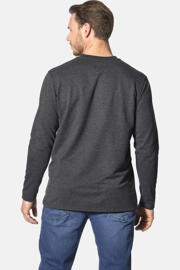thumbnail: Jan Vanderstorm longsleeve JORNSEN Plus Size antraciet