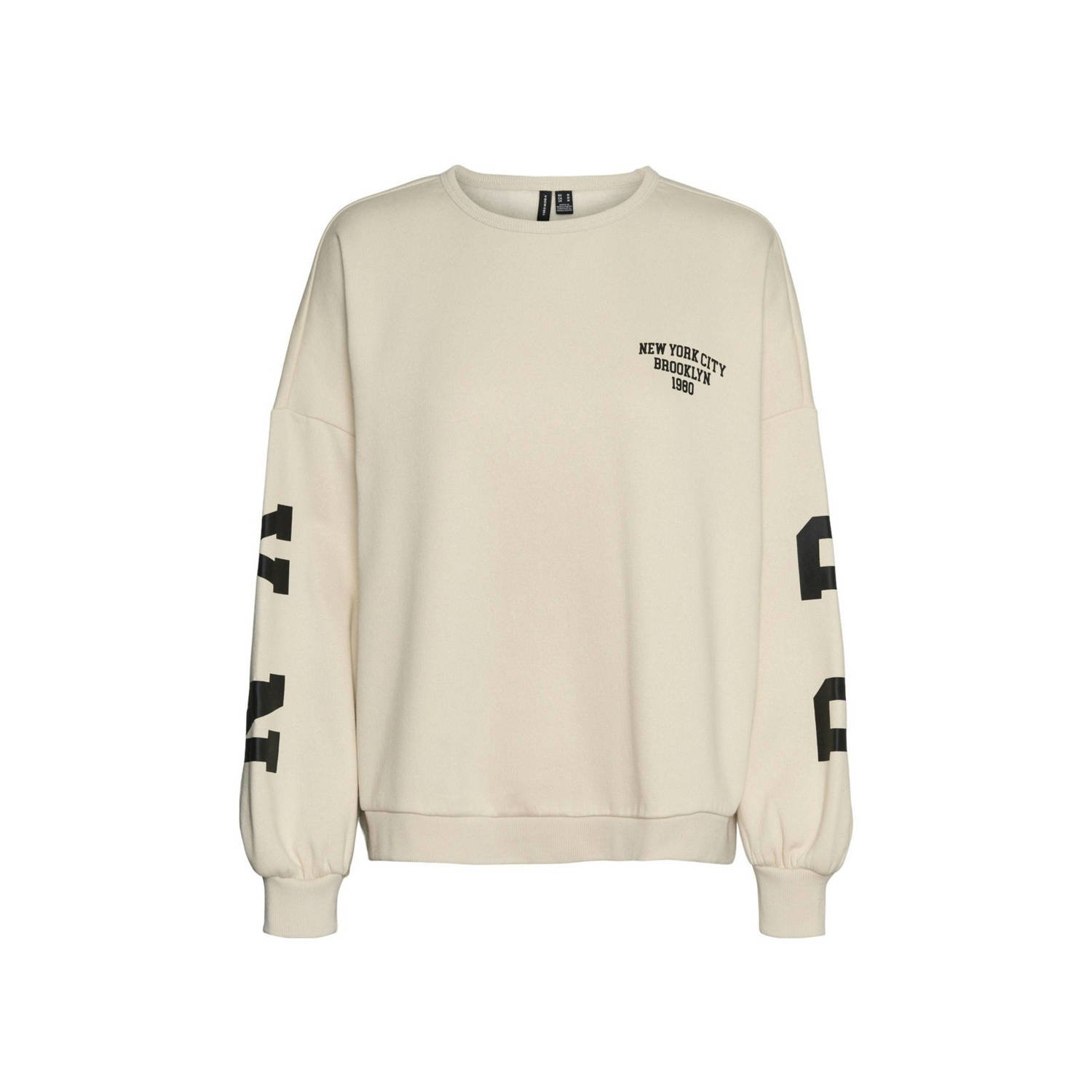 Vero Moda Casual Sweatshirt Box JRS Beige Dames