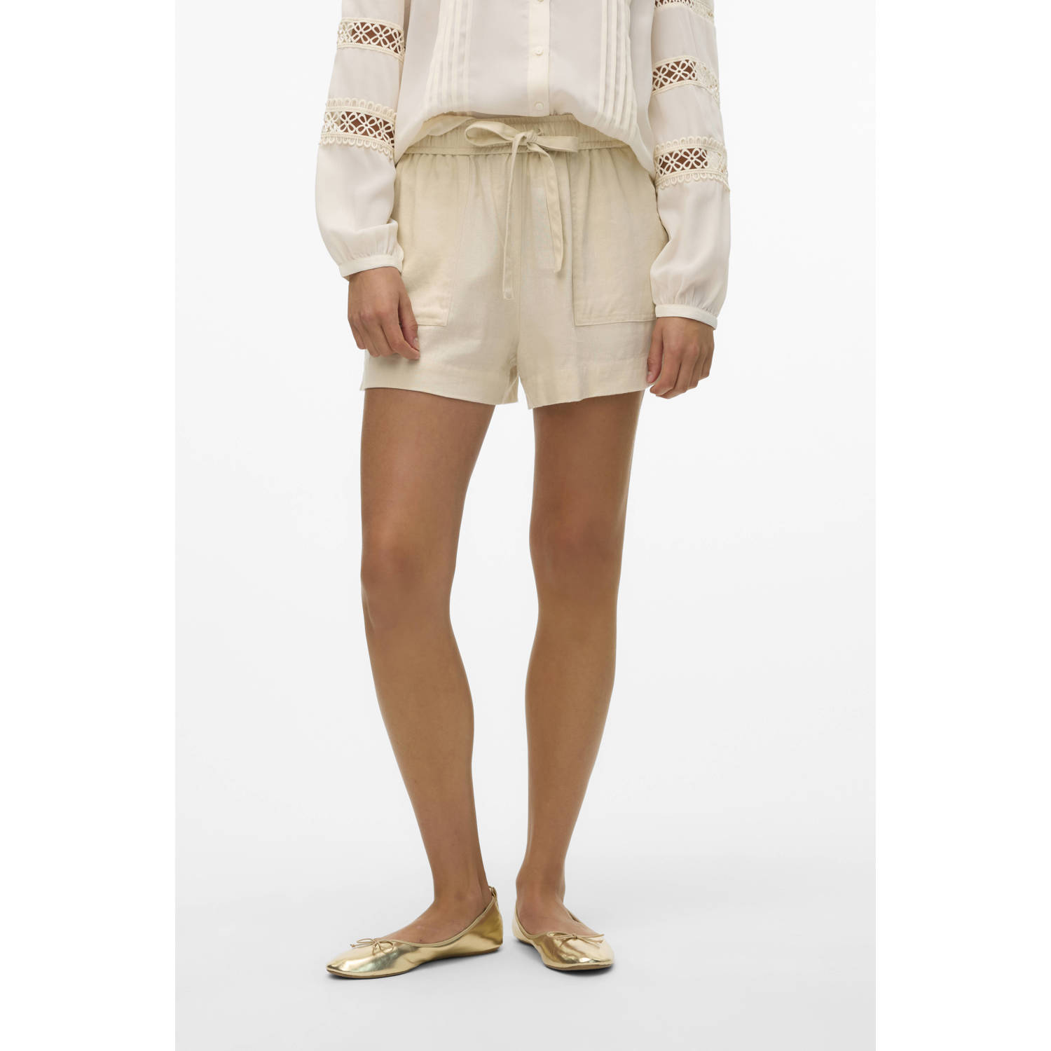 VERO MODA blouse VMRUSLA ecru