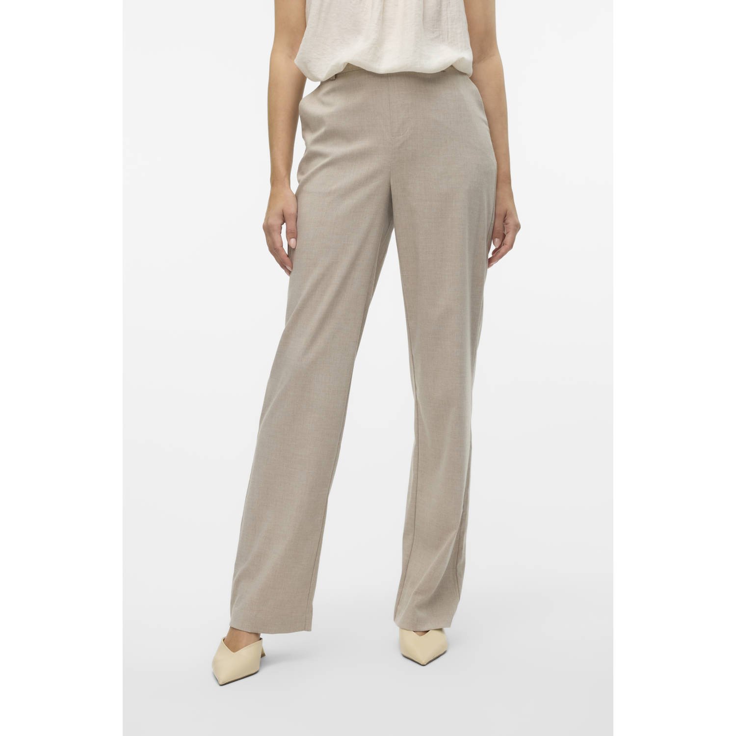 Vero Moda Pantalon VMMAYA GOODY MW STRAIGH TAILOR PANT NOOS