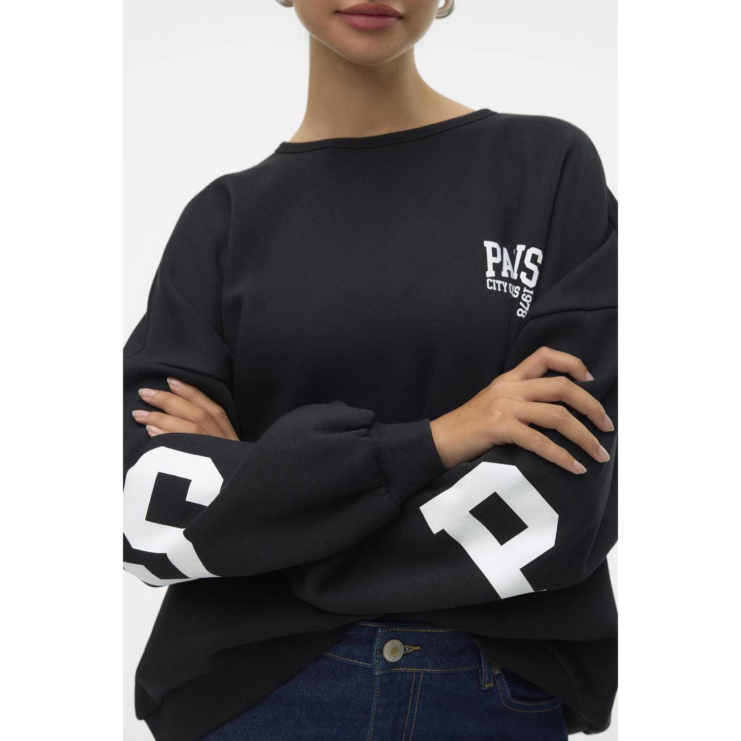 VERO MODA sweater zwart