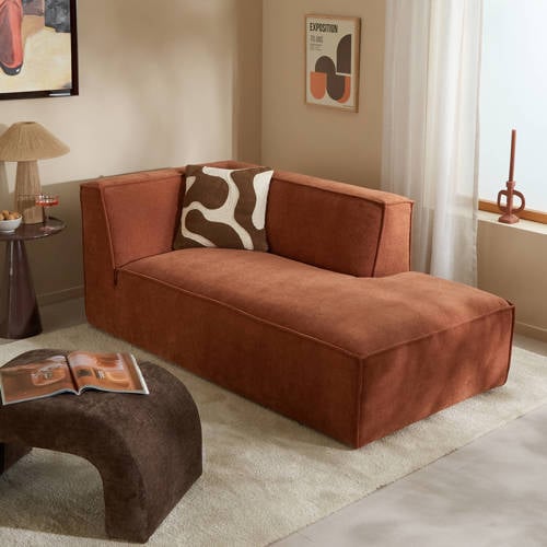 NOUS Living chaise longue rechts Newton - Terra