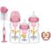 Dr. Brown's Giftset Brede halsfles roze