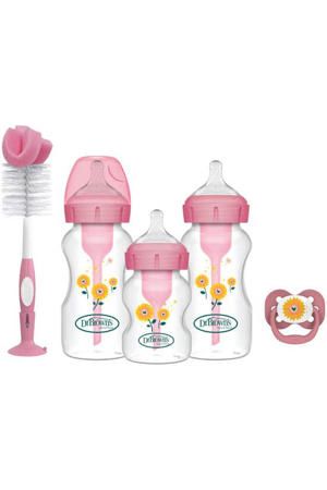 Giftset Brede halsfles roze