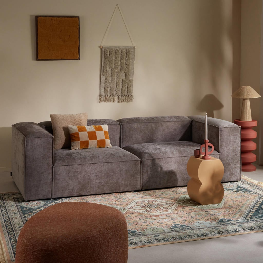 NOUS Living 3-zitsbank Igor - steengrijs