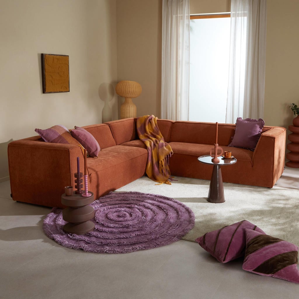 NOUS Living hoekbank Newton hoek links - terra
