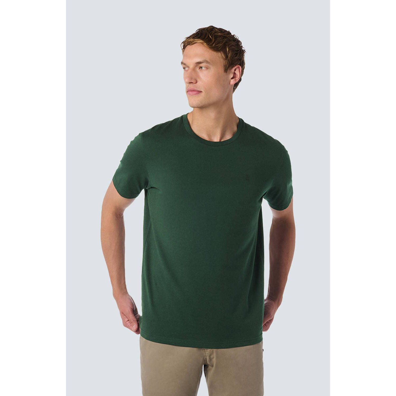 No Excess regular fit T-shirt dark green