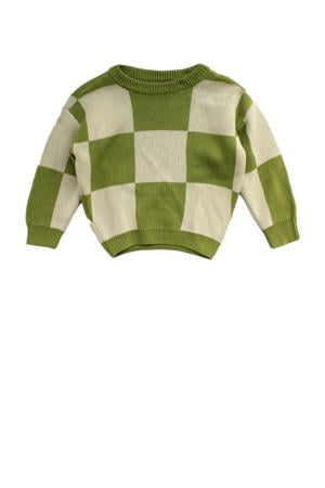 gebreide trui groen