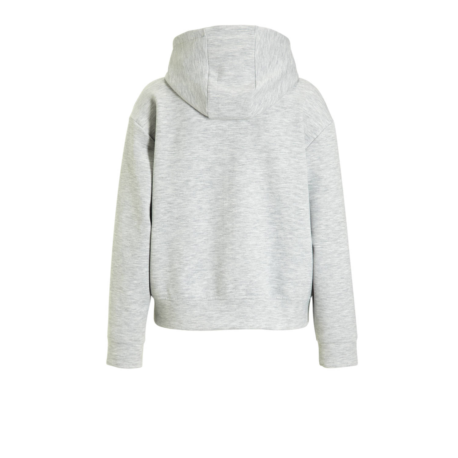 anytime ponte sweatvest grijs melange