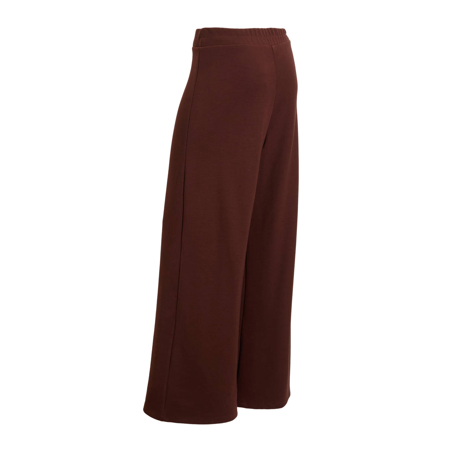 anytime ponte wide leg pantalon bruin