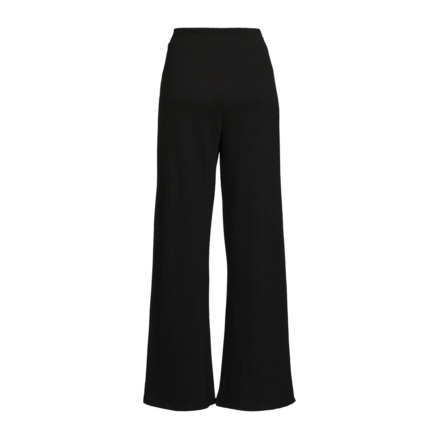 anytime ponte wide leg pantalon zwart