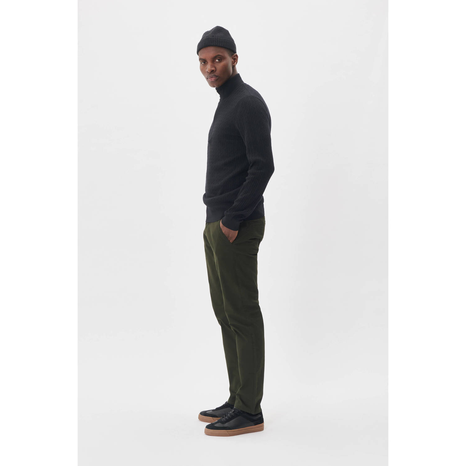 Matinique regular fit chino MABrent dark forrest