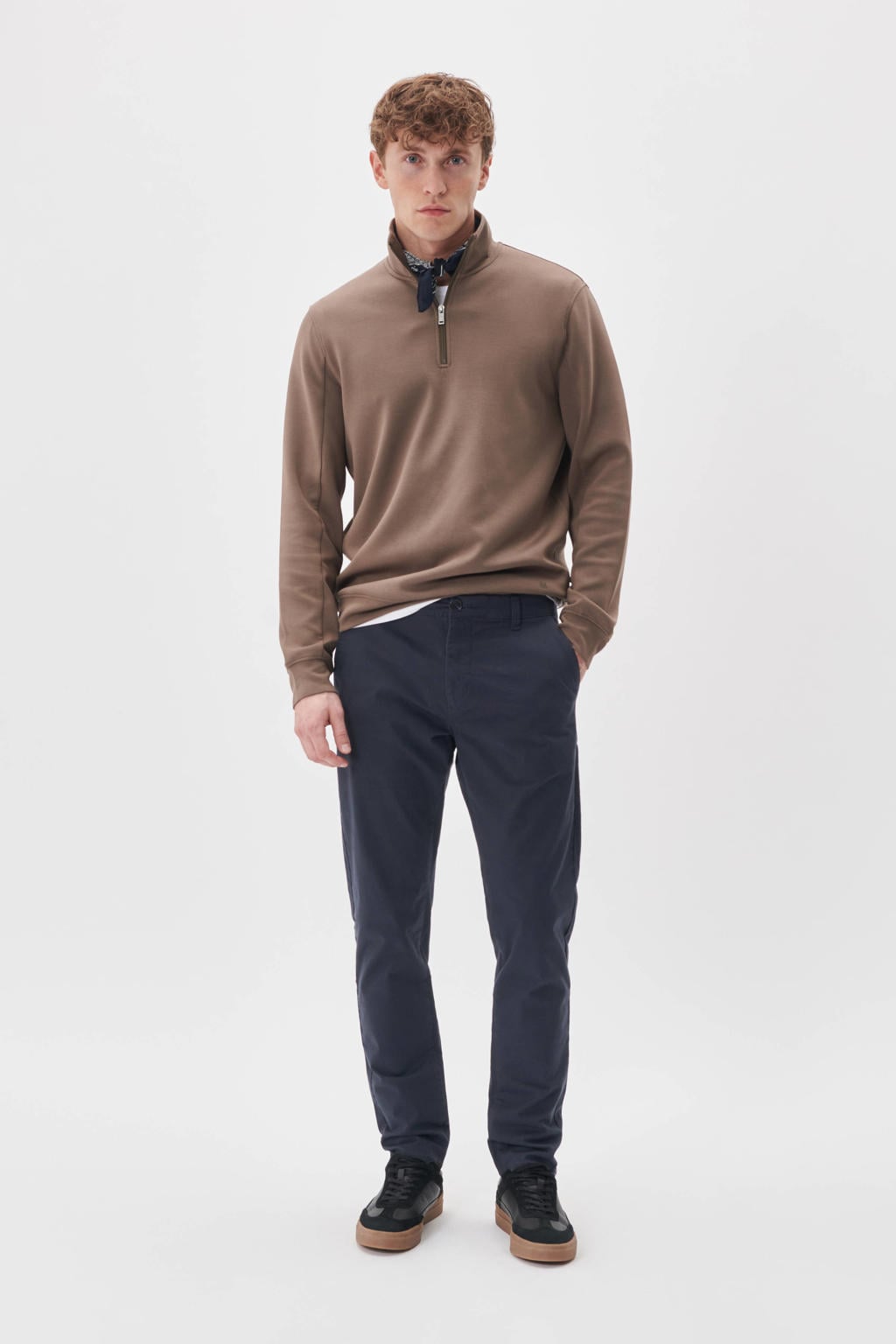 Matinique regular fit chino MABrent donkerblauw