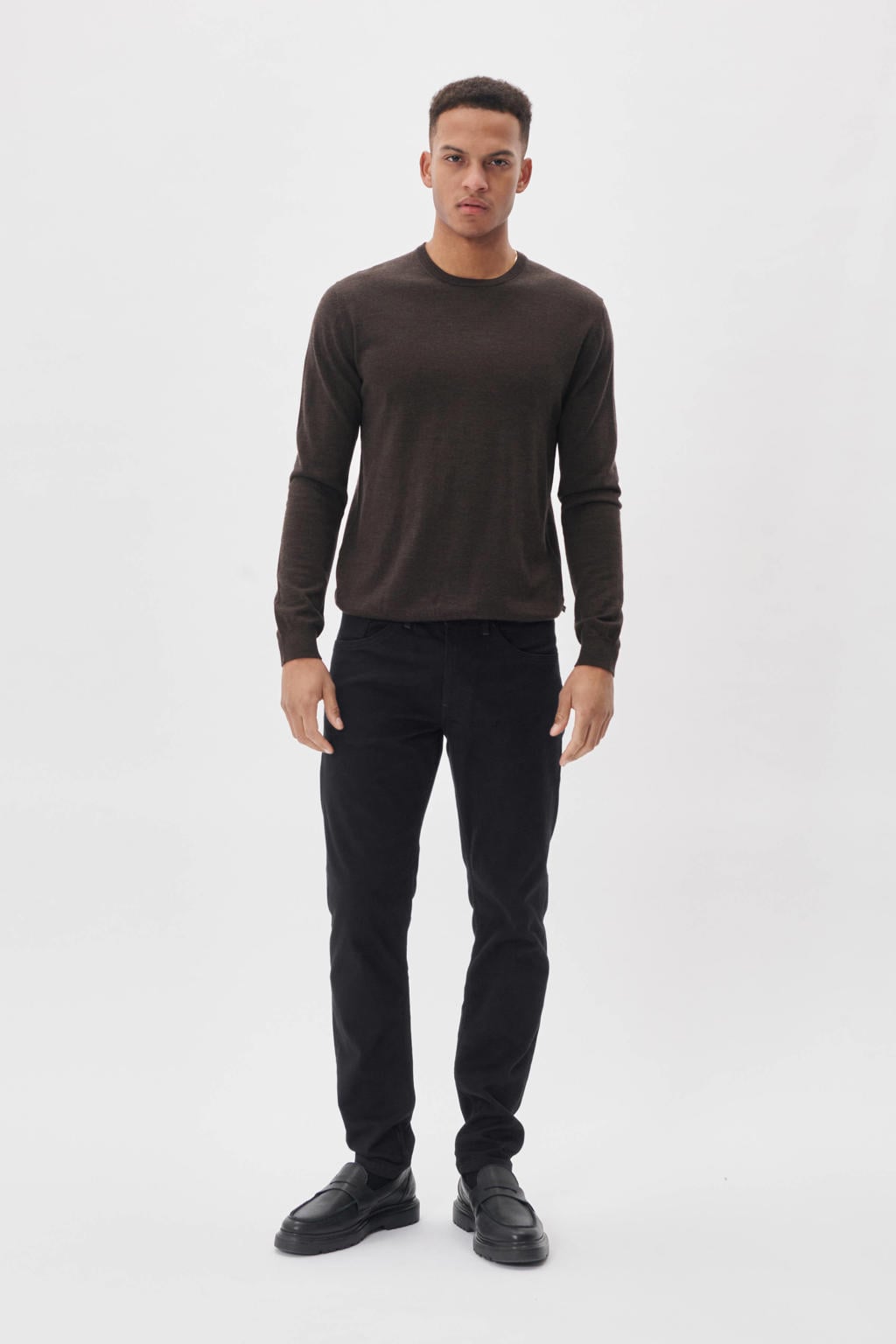 Matinique regular fit chino MApete zwart