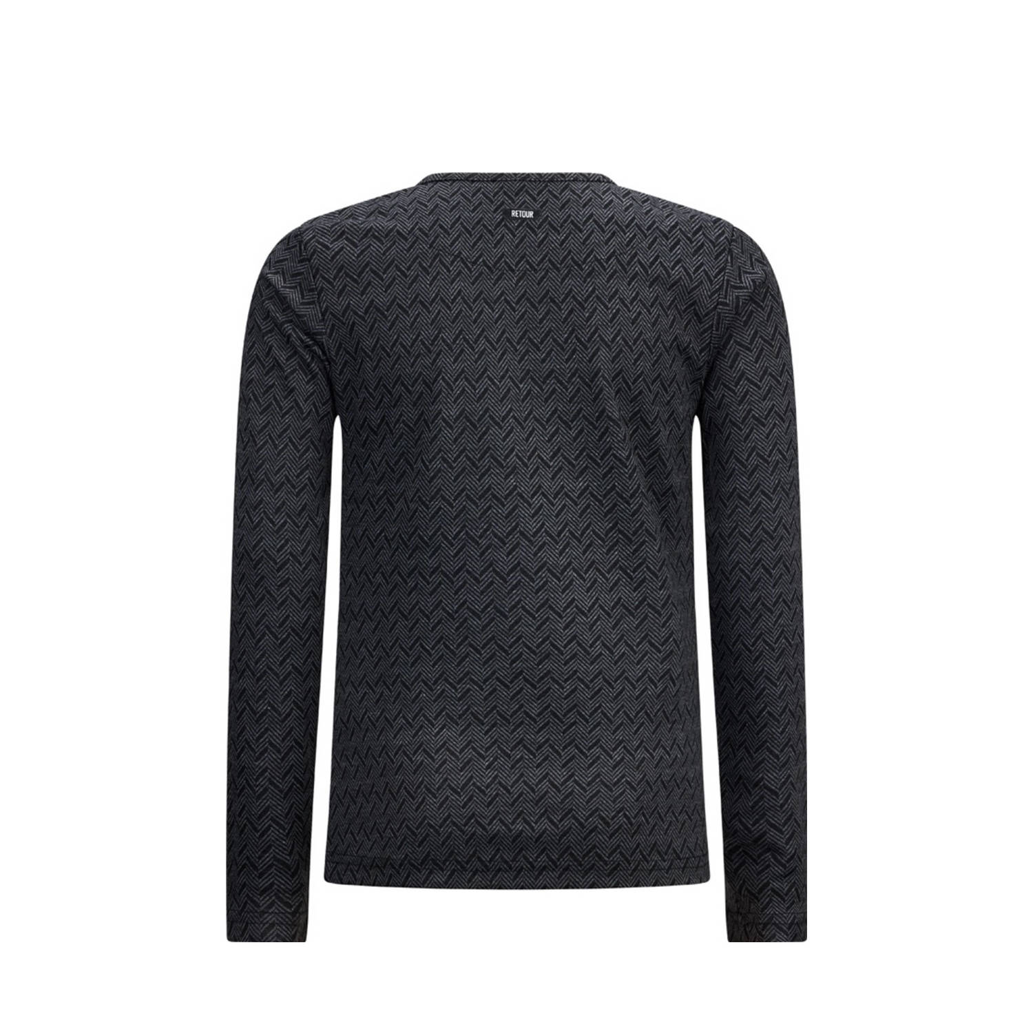 Retour Jeans longsleeve Roxy met all over print zwart