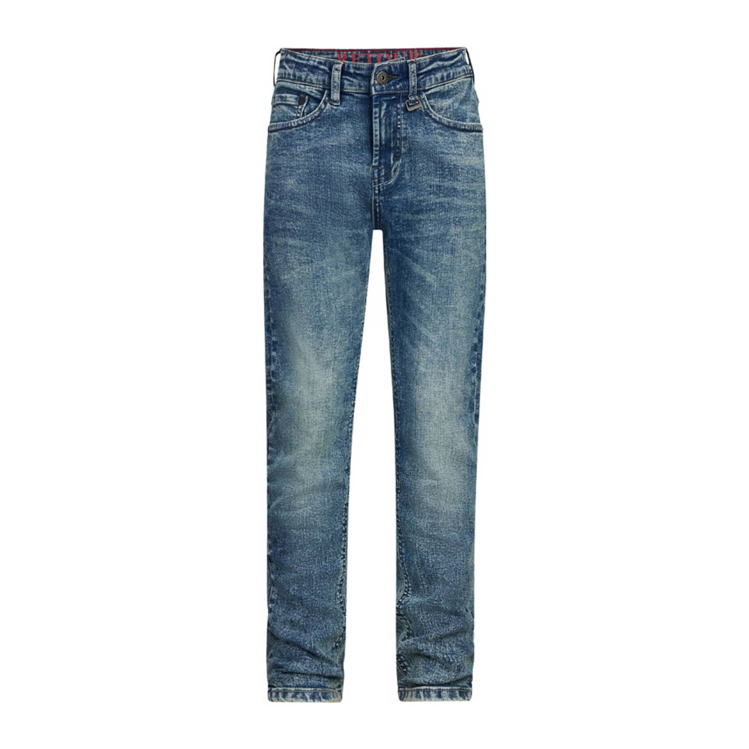 Retour Jeans tapered fit jeans Wulf tinted blue denim