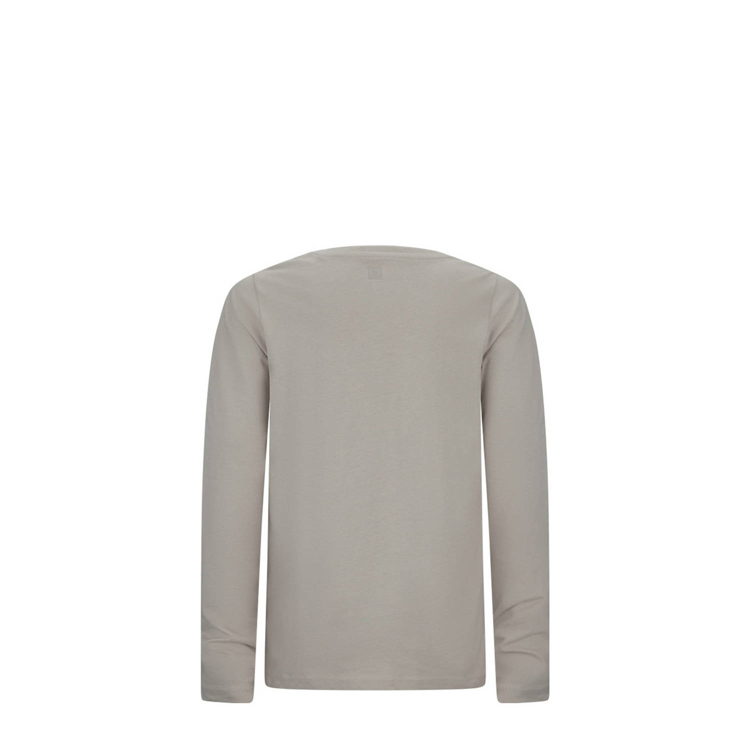 Retour Jeans longsleeve Nick met printopdruk zachtgrijs