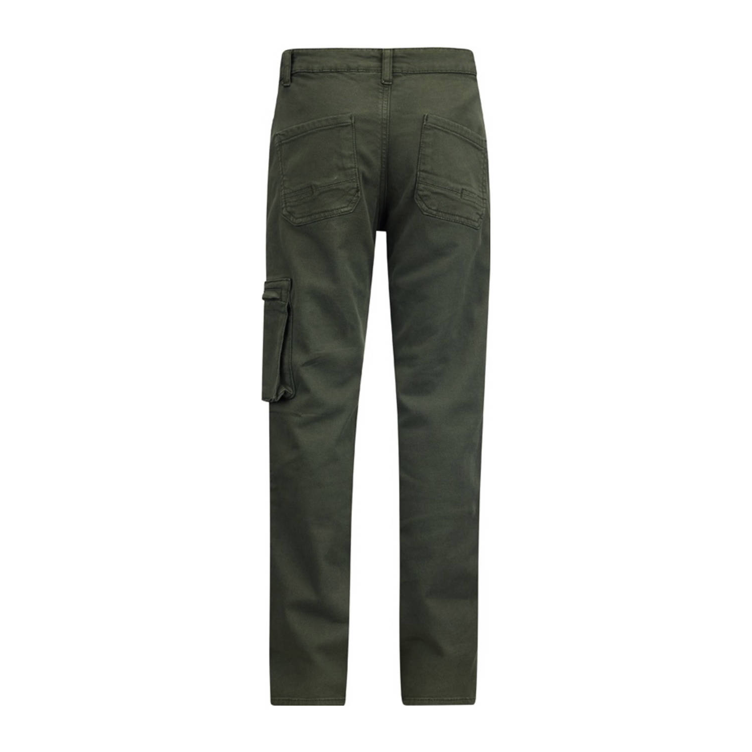 Retour Jeans regular fit cargobroek Milan armygroen