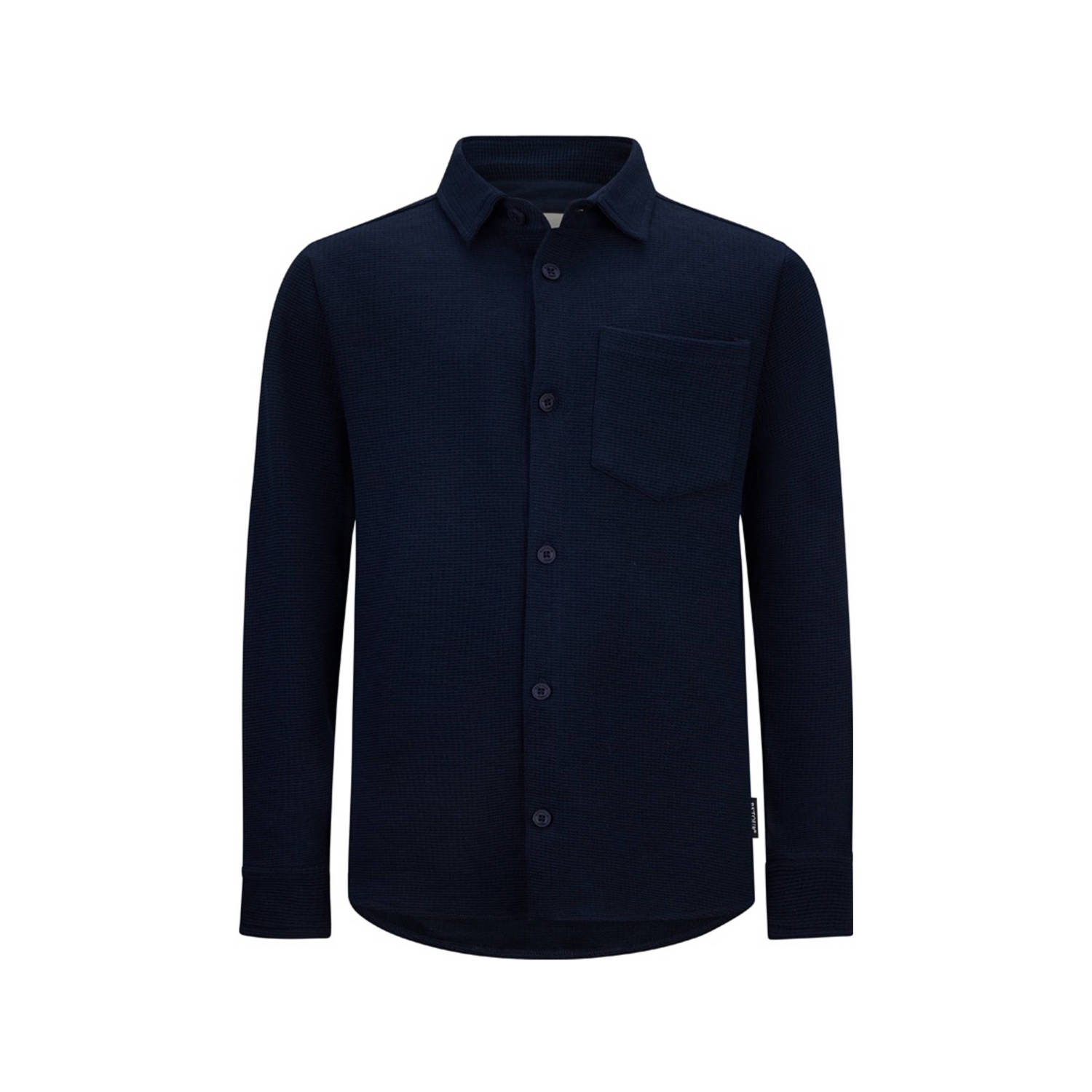 RETOUR Jongens Overhemden Gino Overshirt Donkerblauw