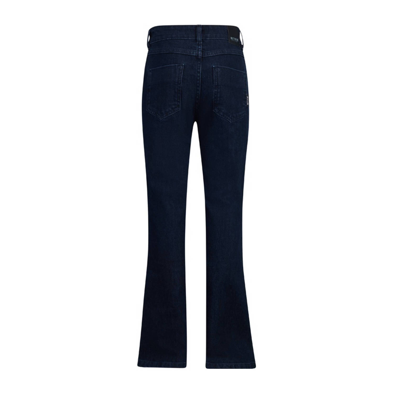 Retour Jeans high waist flared jeans Mikkie dark blue denim