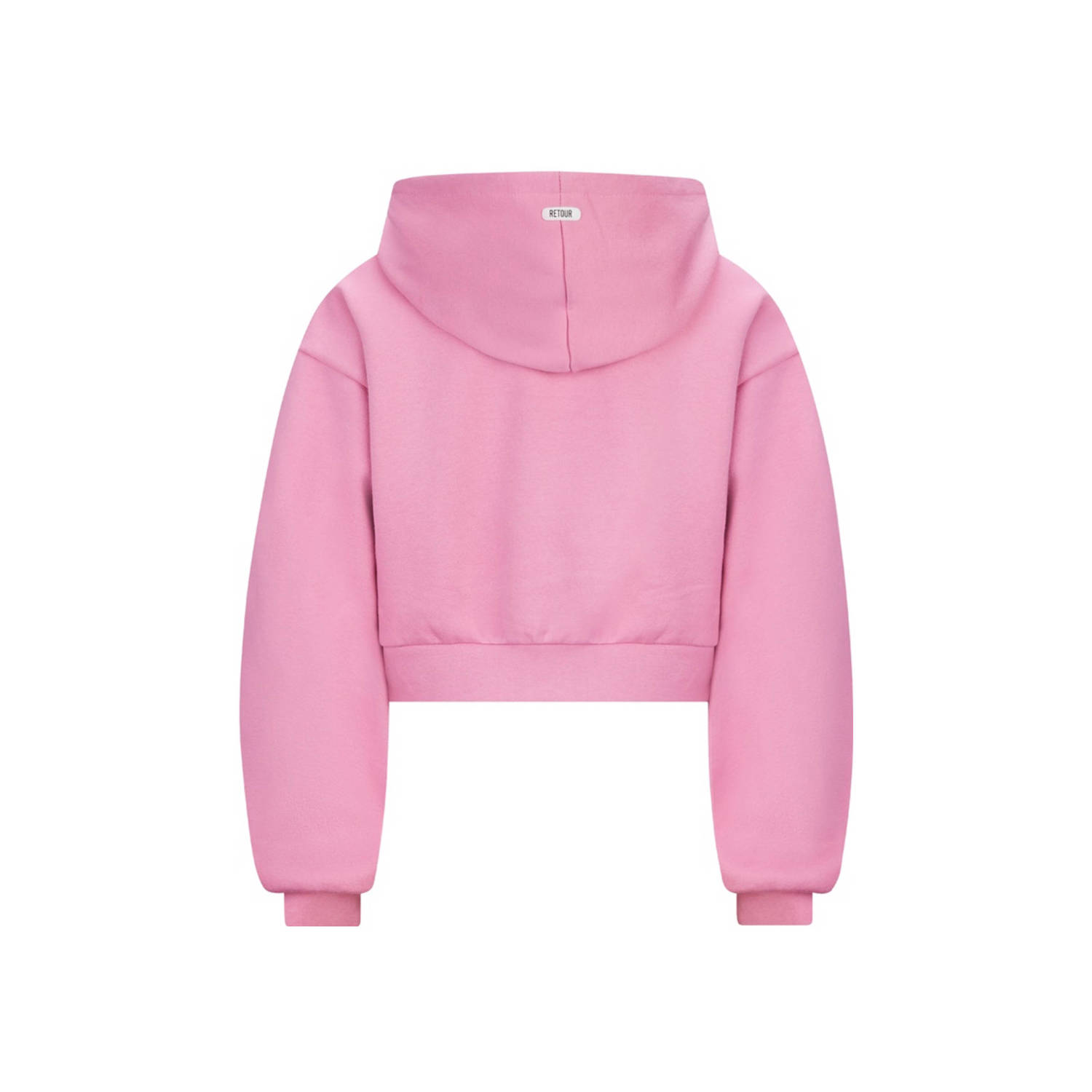 Retour Jeans hoodie Shirlie met printopdruk roze