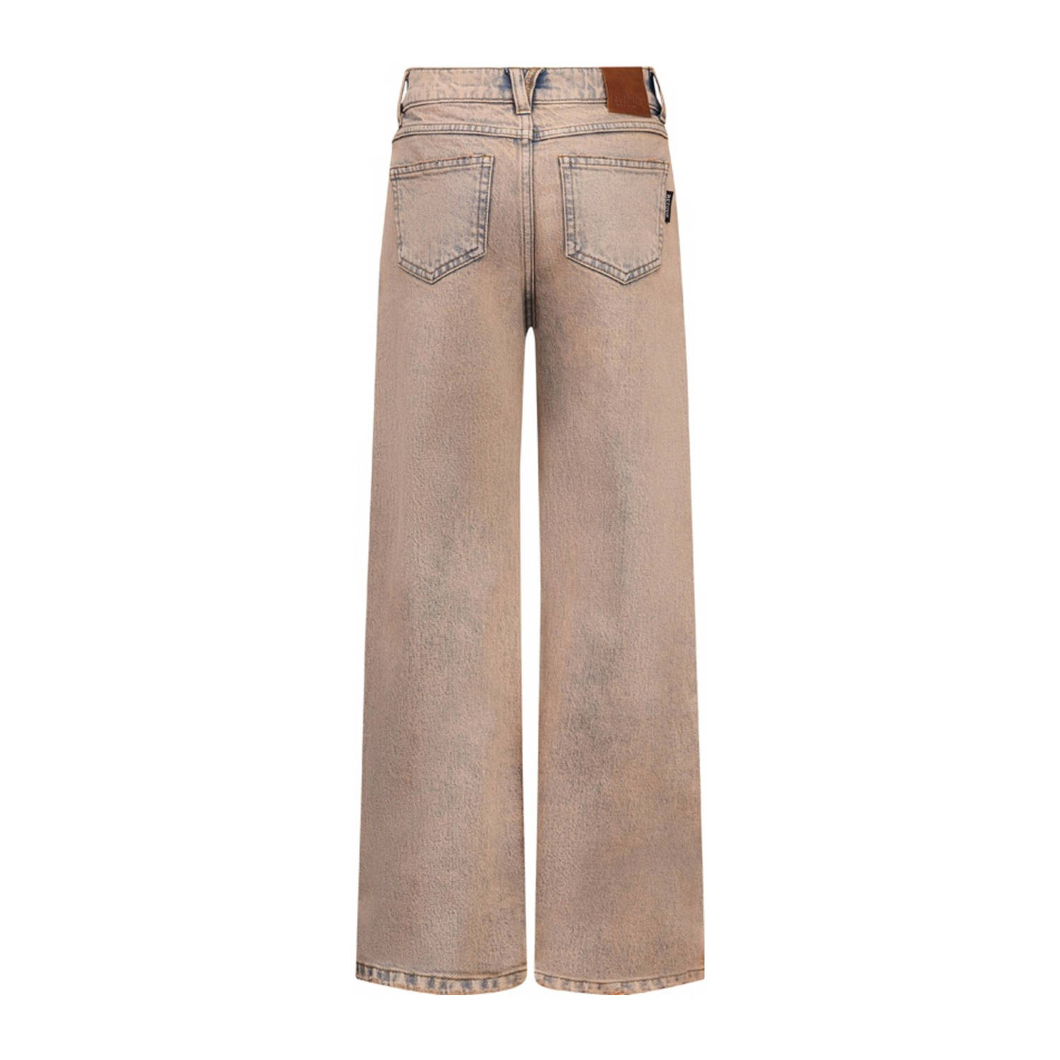 Retour Jeans high waist loose fit jeans Kira Wide warm brandy