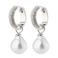 PILGRIM silver plated oorbellen Edele