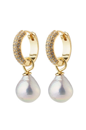 gold plated oorbellen Edele