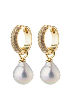 gold plated oorbellen Edele