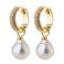 PILGRIM gold plated oorbellen Edele