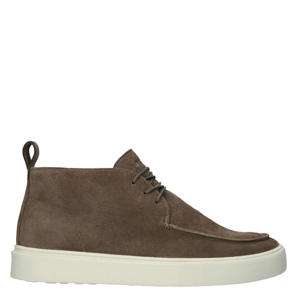 Donkerblauwe heren Blackstone Ruby Jerrik suède veterboots